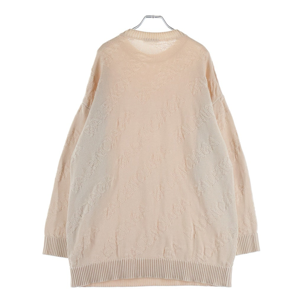 BALENCIAGA(バレンシアガ) ロゴ コットンセーター ニット アイボリー HG28 599886 レディース