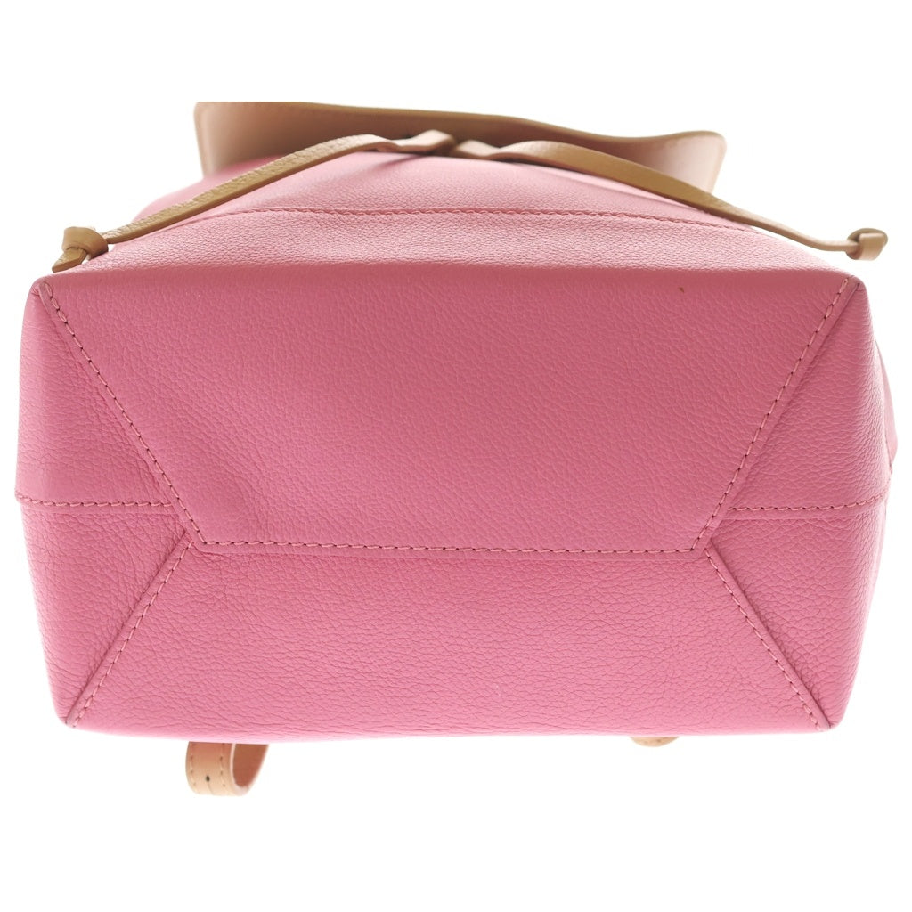 LOUIS VUITTON(ルイヴィトン) ロックミーバックパック リュックサック ピンク×ブラウン レザー M42281 シルバー金具 レディース
