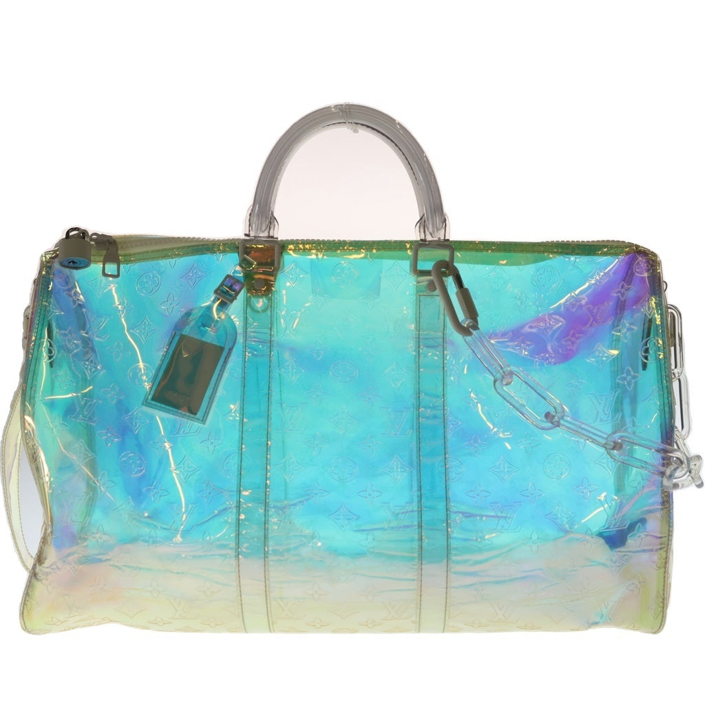 LOUIS VUITTON(ルイヴィトン) モノグラムプリズム キーポルバンドリエール50 ボストンバッグ トラベルバッグ ハンドバッグ ショルダーバッグ マルチカラー M53271 ホワイト金具 レディース
