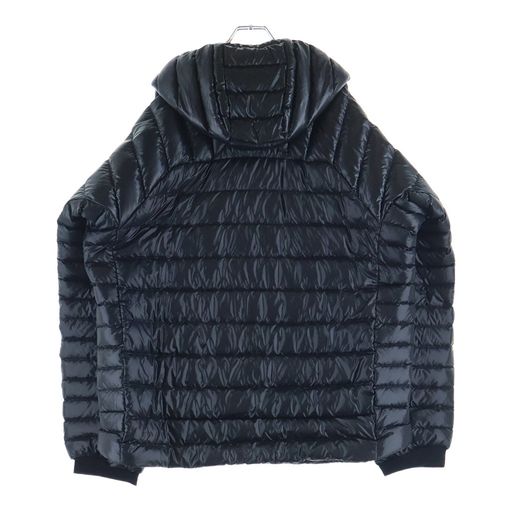 RLX RALPHLAUREN(アール エル エックス ラルフ ローレン) フーデッド ダウンジャケット ロゴ ジップアップ ポリエステル ブラック