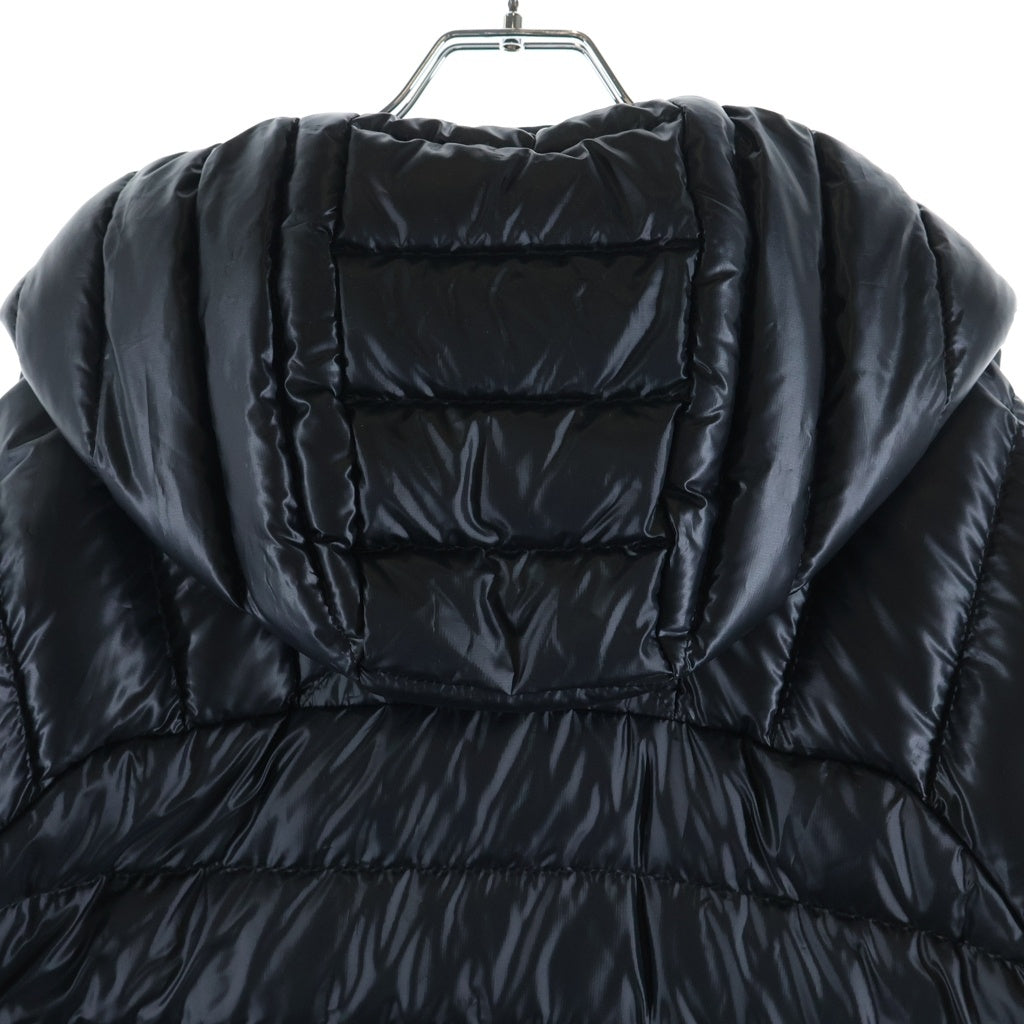 RLX RALPHLAUREN(アール エル エックス ラルフ ローレン) フーデッド ダウンジャケット ロゴ ジップアップ ポリエステル ブラック