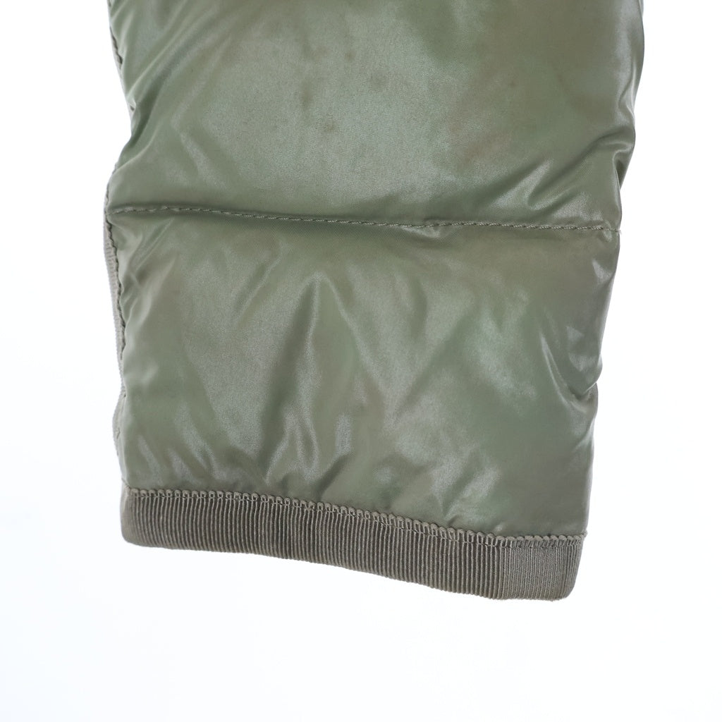 MONCLER(モンクレール) HERMIFUR エルミファー フーデッド ジップアップ ダウン ロング ジャケット コート カーキ レディース
