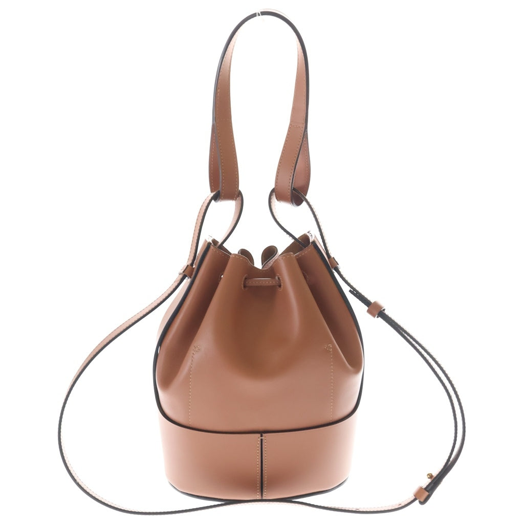 LOEWE(ロエベ) バルーンバッグ スモール レザー ショルダーバッグ ブラウン レディース