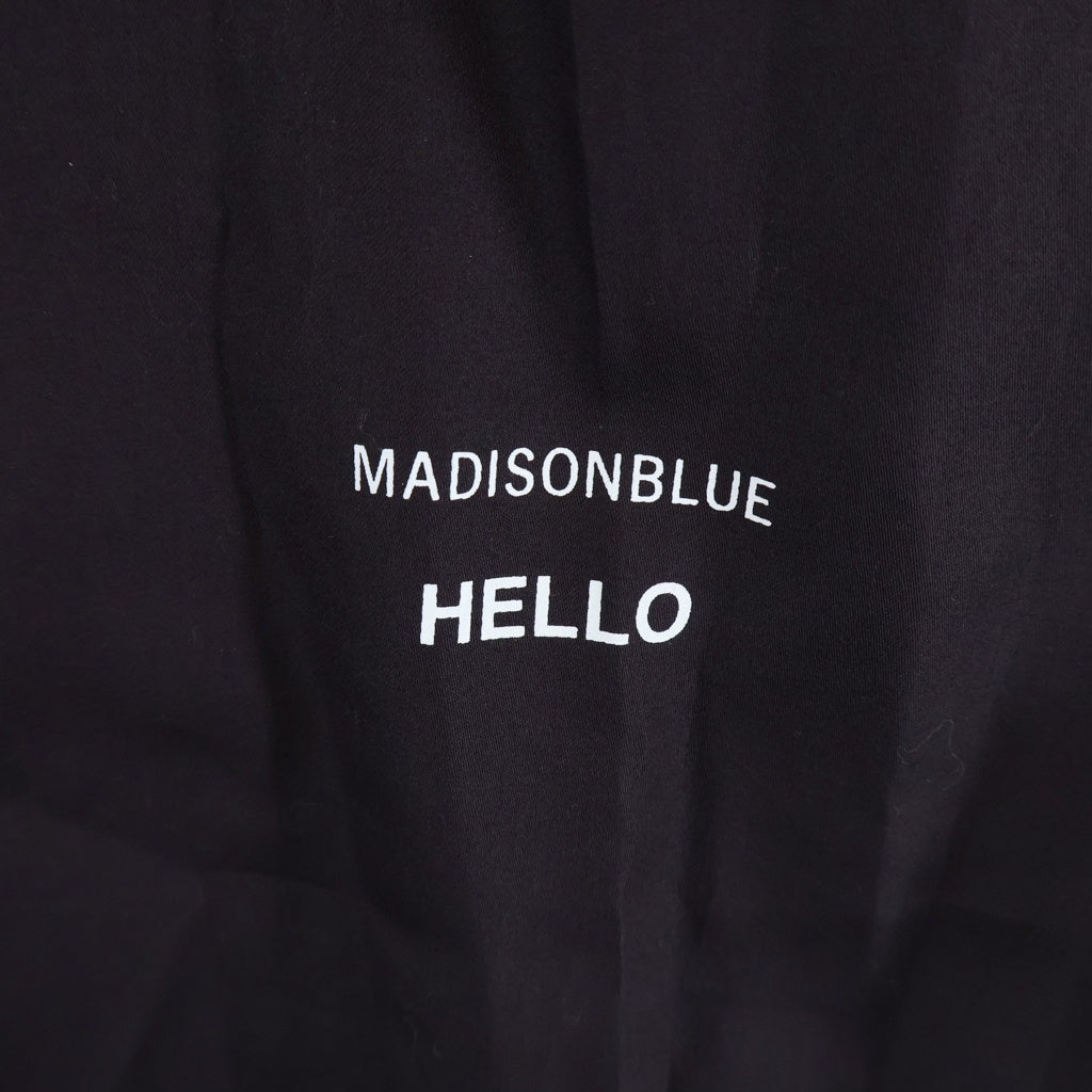 MADISONBLUE(マディソンブルー) TRANE L/S SHIRT トレイン サテン 長袖シャツ コットン ブラウン MB261-5006 レディース