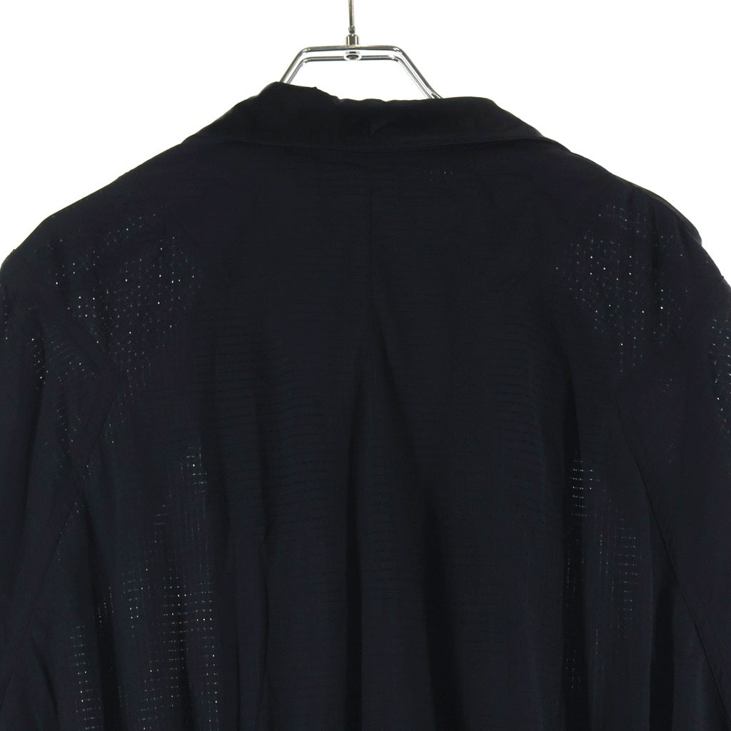 Y-3(ワイスリー) 24AW NYL PARKA ナイロン ジップアップ ロング パーカー コート ブラック IV5656
