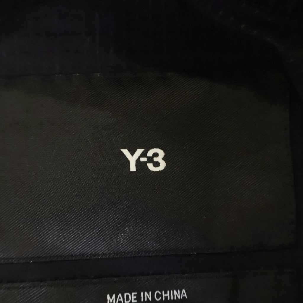 Y-3(ワイスリー) 24AW NYL PARKA ナイロン ジップアップ ロング パーカー コート ブラック IV5656
