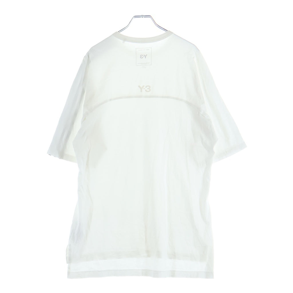 Y-3(ワイスリー) 3S SS TEE M 3ストライプス 半袖Tシャツ カットソー ホワイト JM7845