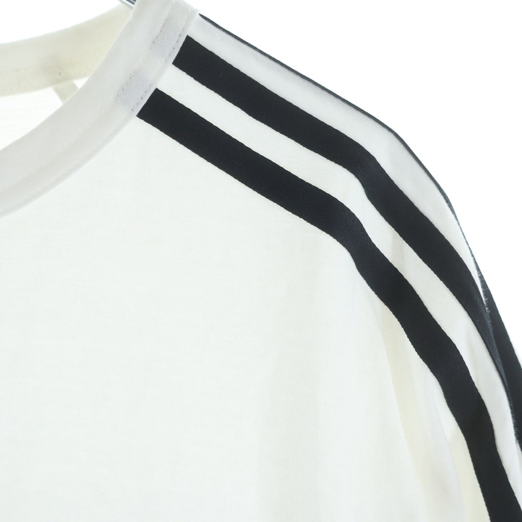 Y-3(ワイスリー) 3S SS TEE M 3ストライプス 半袖Tシャツ カットソー ホワイト JM7845
