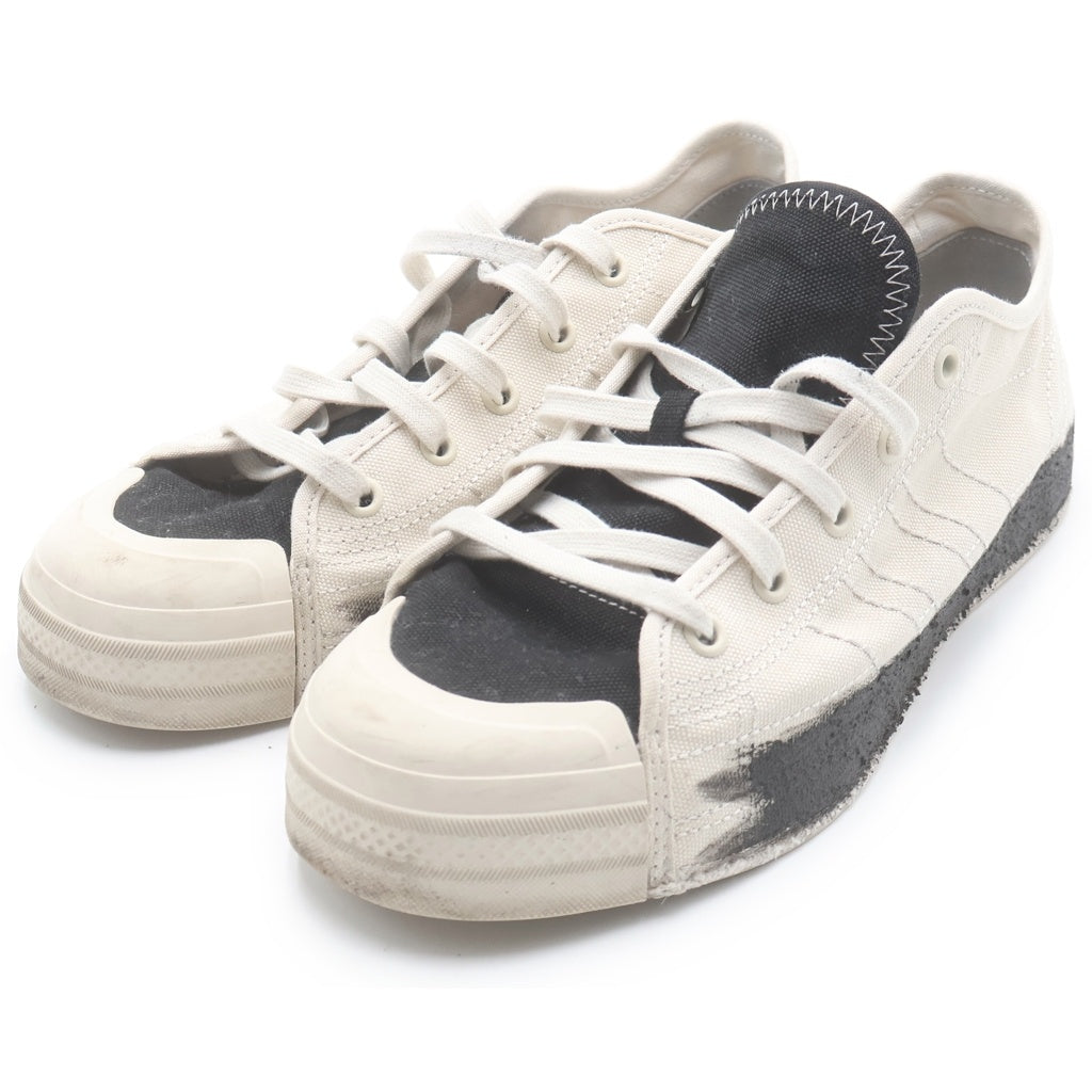 Y-3(ワイスリー) NIZZA LO ニッツァ キャンバス ローカットシューズ スニーカー アイボリー/ブラック JQ2455