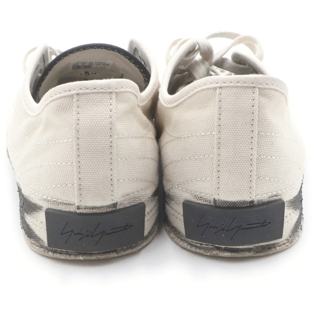 Y-3(ワイスリー) NIZZA LO ニッツァ キャンバス ローカットシューズ スニーカー アイボリー/ブラック JQ2455