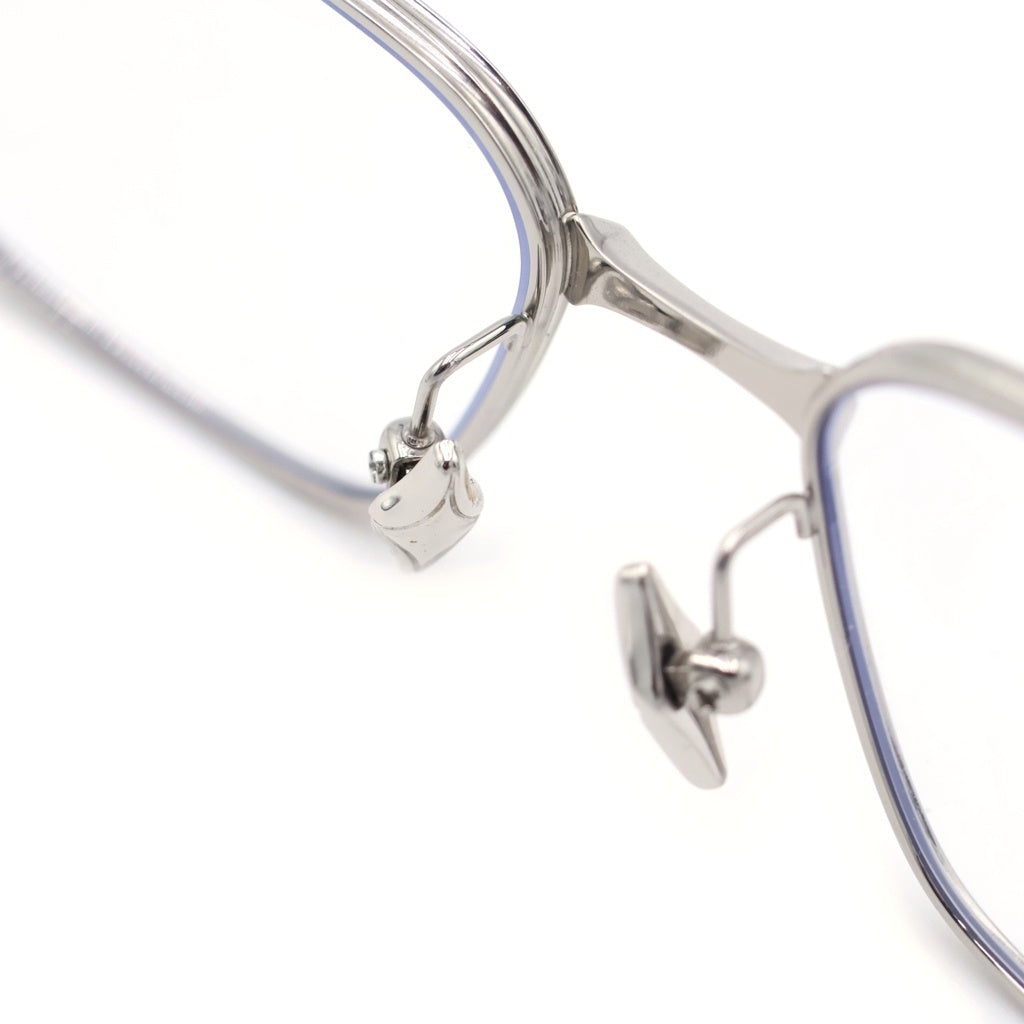 GENTLE MONSTER(ジェントルモンスター) ATOMIC アトミック スクエア リムレスアイウェア メガネ 眼鏡 サングラス シルバー レディース
