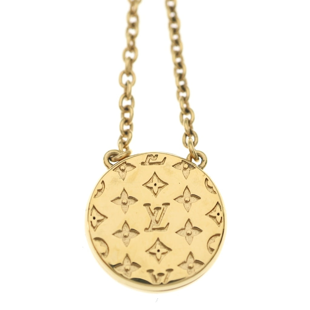 LOUIS VUITTON(ルイヴィトン) コリエ L TO V GP マザーオブパール ネックレス ペンダント ゴールド M80259 レディース