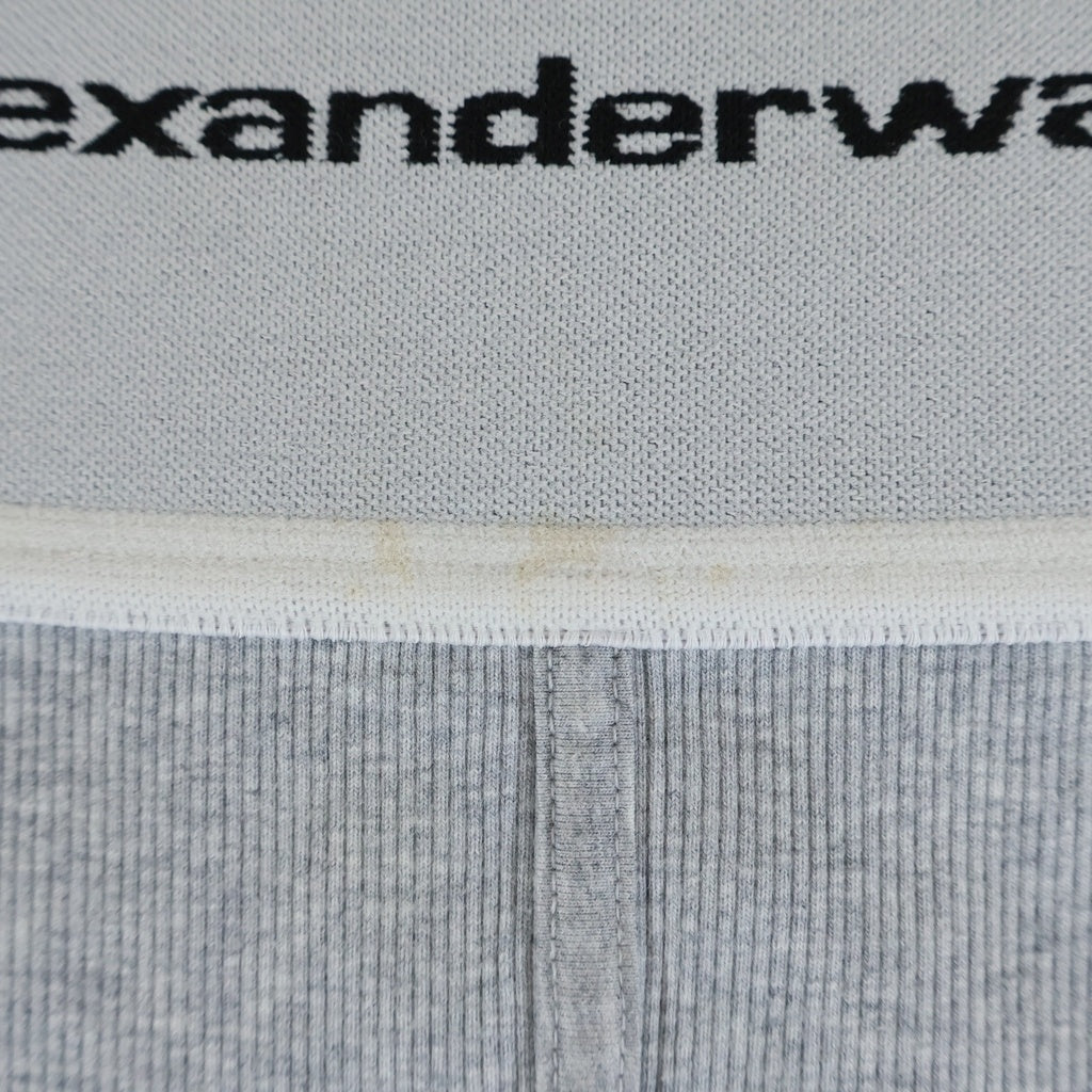 ALEXANDER WANG(アレキサンダーワン) コットン ポリエステル タイトスカート ジップアップ グレー レディース