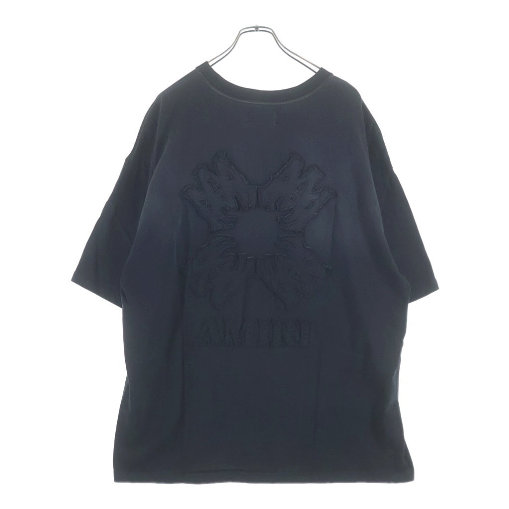 AMIRI(アミリ) MA Quad ワッペンロゴ オーバーサイズ クルーネック 半袖 Tシャツ カットソー ブラック