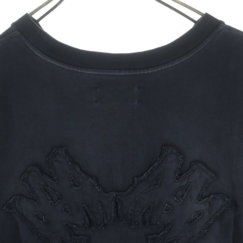 AMIRI(アミリ) MA Quad ワッペンロゴ オーバーサイズ クルーネック 半袖 Tシャツ カットソー ブラック