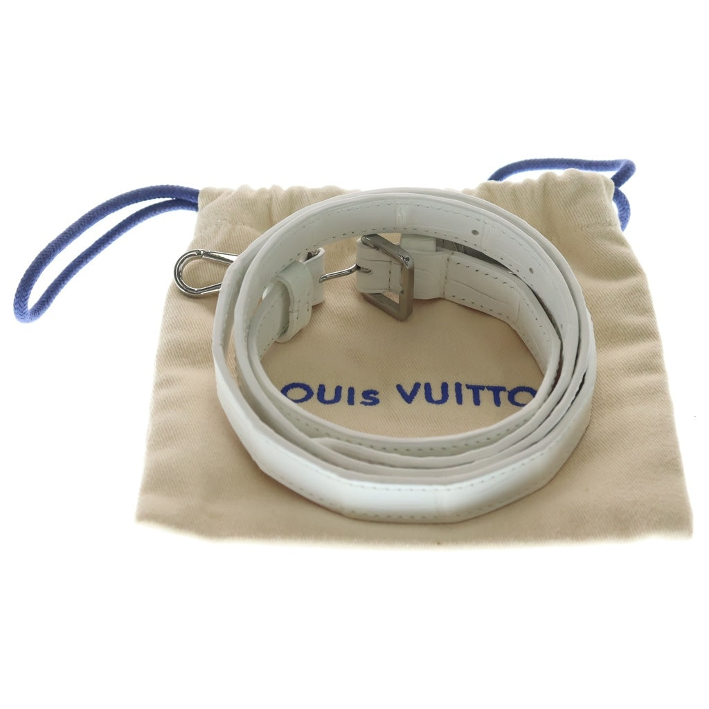 LOUIS VUITTON(ルイヴィトン) カプシーヌBB エキゾチック レザー クロコダイル シルバー金具 2WAY ハンドバッグ ショルダーバッグ ホワイト レディース
