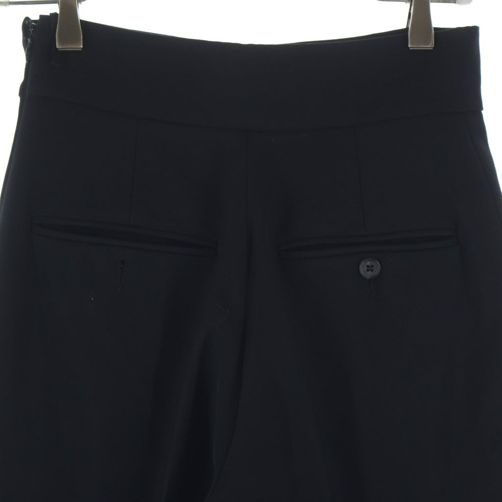 PRADA(プラダ) ワイドパンツ ボトムス スラックス #42 ブラック レディース