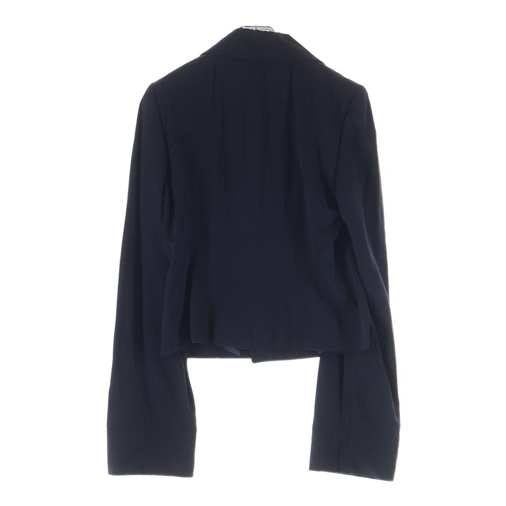 JIL SANDER(ジルサンダー) セットアップスーツ ダブルブレスト ワイドパンツ ネイビー レディース