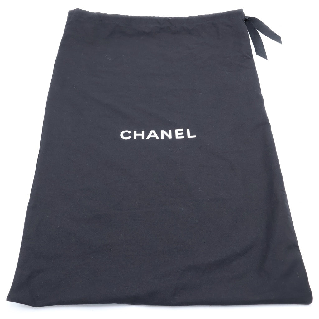 CHANEL(シャネル) マトラッセ40 ジャンボ マトラッセ キャビアスキン シルバー金具 チェーン ショルダーバッグ プレート ピンク