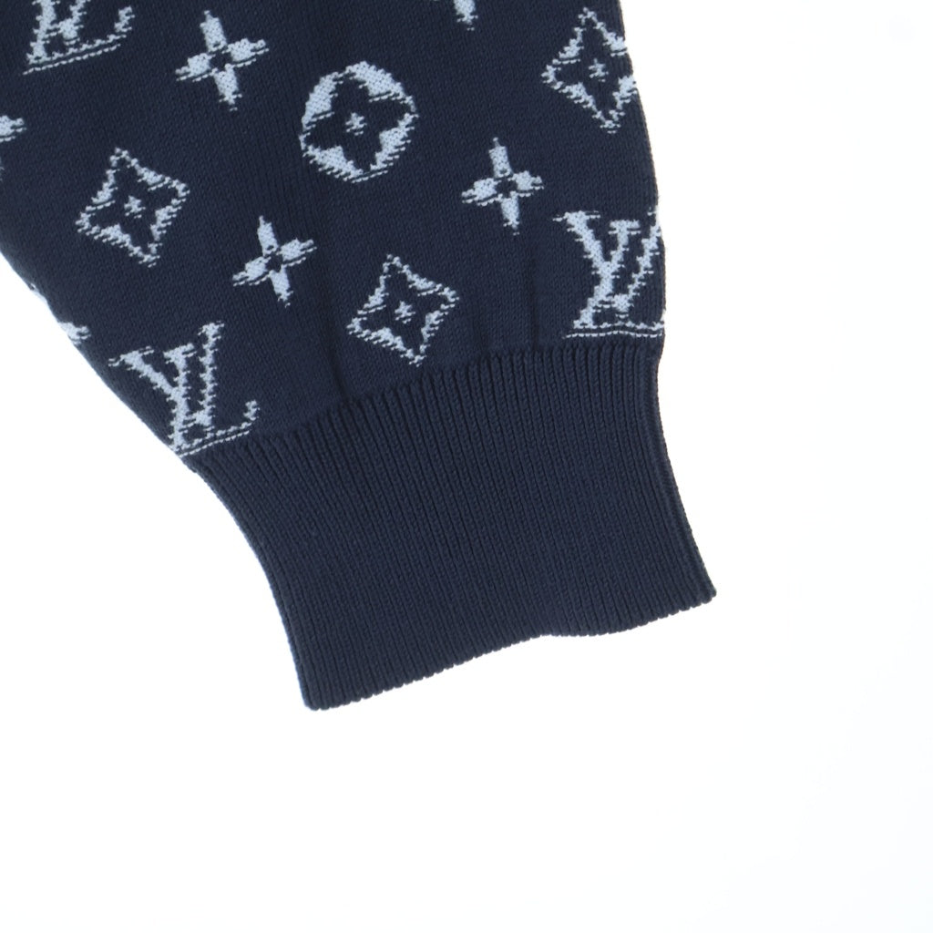 LOUIS VUITTON(ルイヴィトン) モノグラム グラディエントコットンフーディ パーカー ネイビー RM241Q USO HQN43W