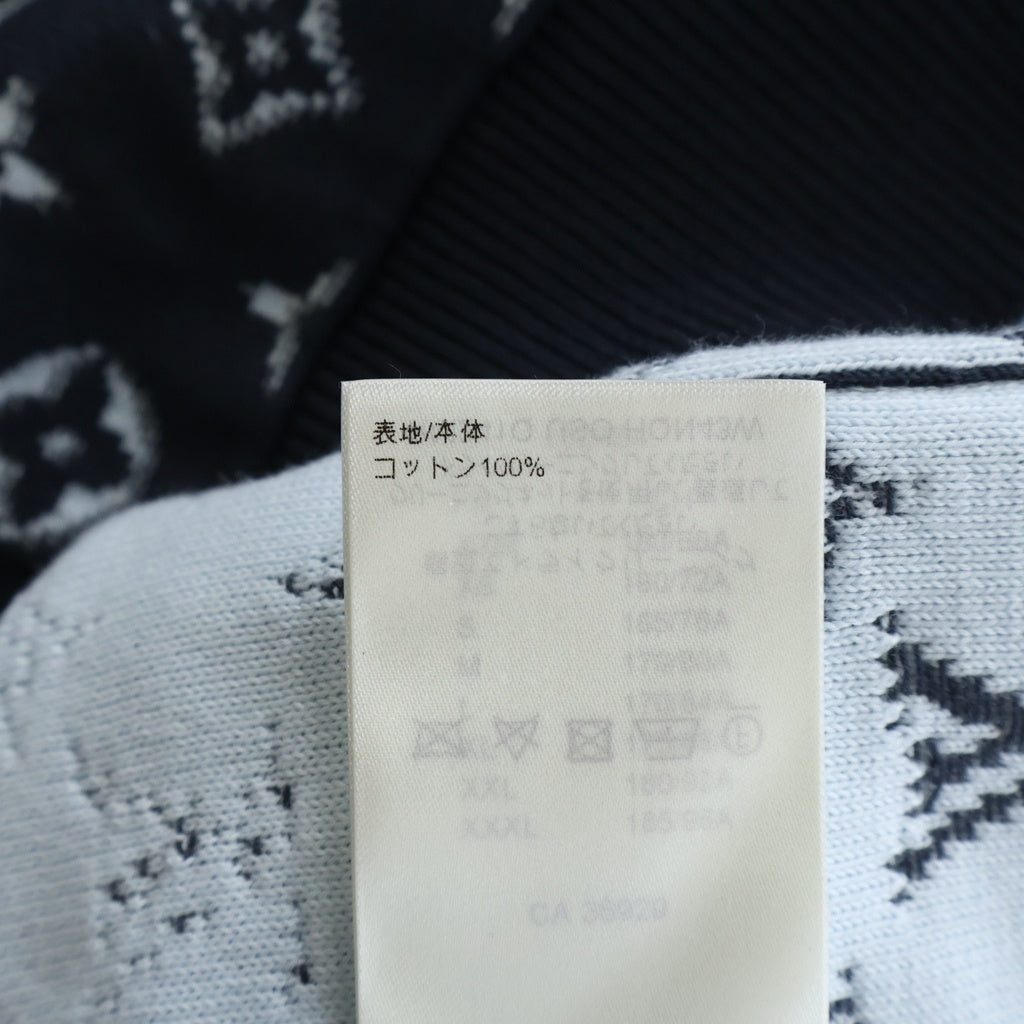 LOUIS VUITTON(ルイヴィトン) モノグラム グラディエントコットンフーディ パーカー ネイビー RM241Q USO HQN43W