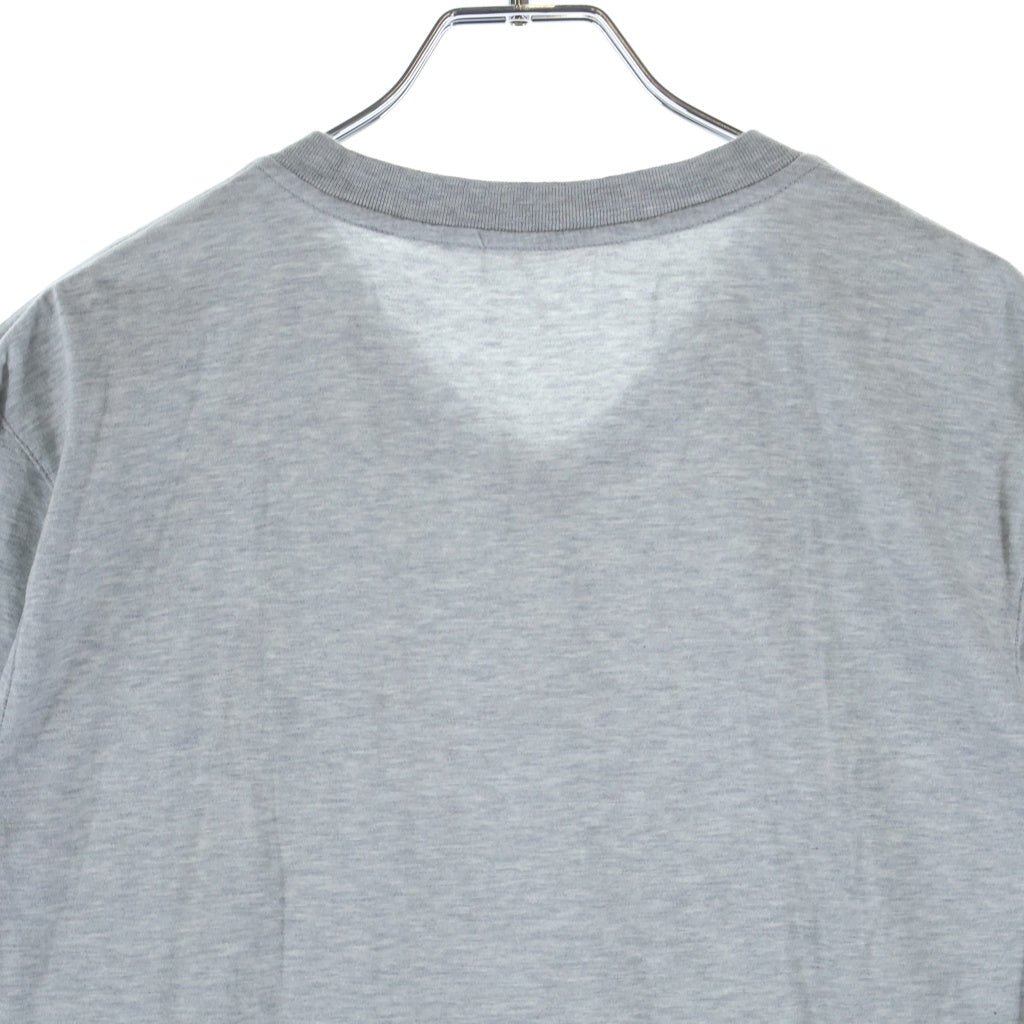 LOUIS VUITTON(ルイヴィトン) LVサークル ロゴ刺繍 半袖Tシャツ カットソー Vネック コットン グレー RM181Q JC8 HAY51W