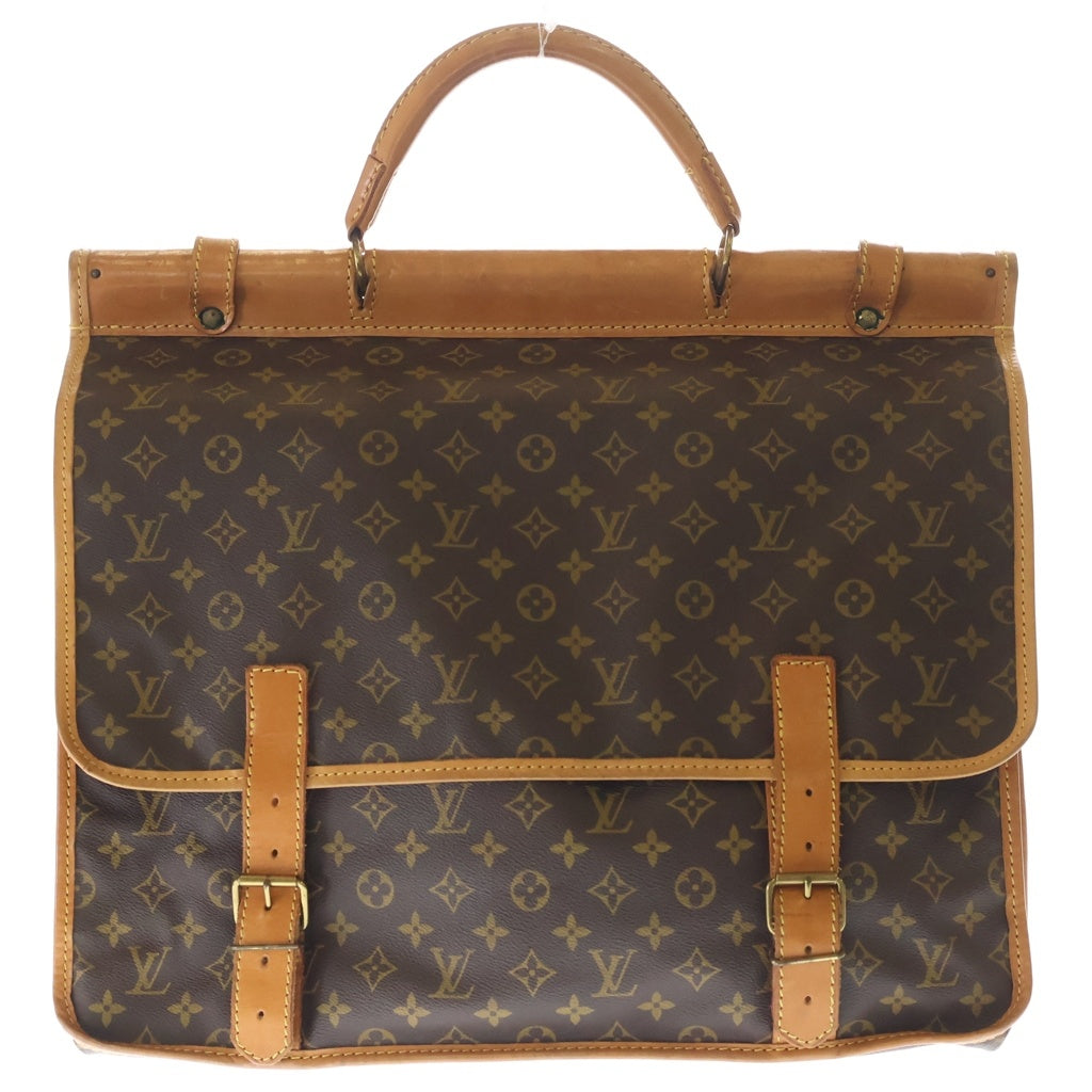 LOUIS VUITTON(ルイヴィトン) モノグラム サッククレーベル PVC レザー 2WAY ハンドバッグ ショルダーバッグ ブラウン M58122 レディース