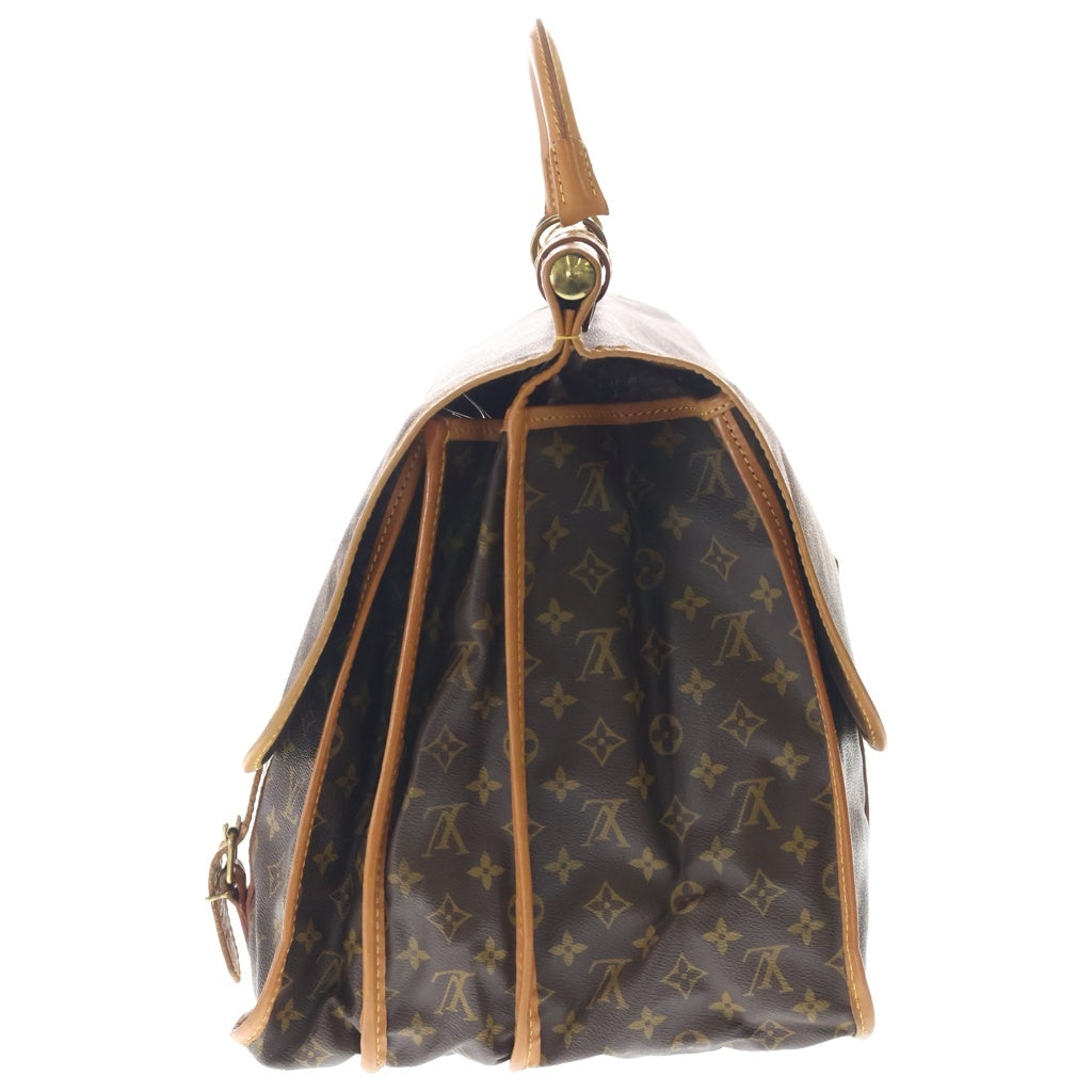 LOUIS VUITTON(ルイヴィトン) モノグラム サッククレーベル PVC レザー 2WAY ハンドバッグ ショルダーバッグ ブラウン M58122 レディース