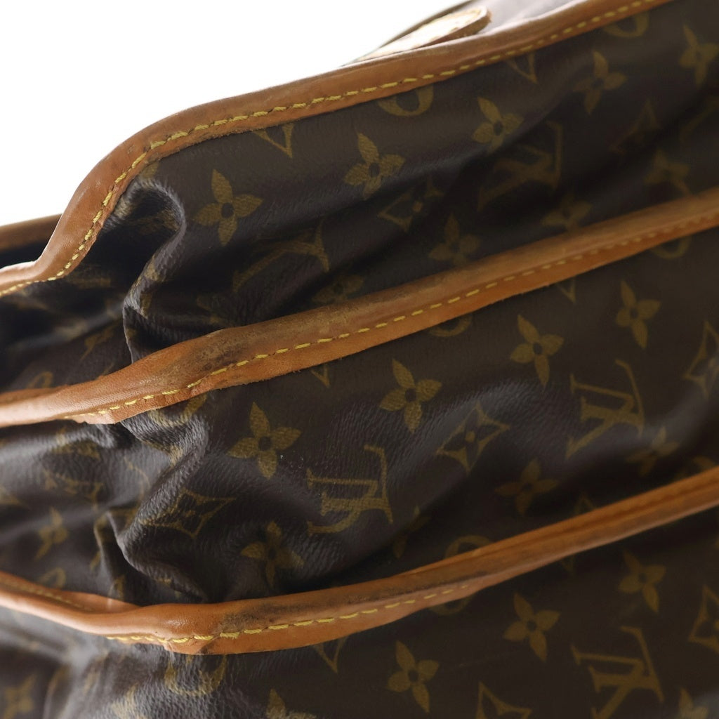 LOUIS VUITTON(ルイヴィトン) モノグラム サッククレーベル PVC レザー 2WAY ハンドバッグ ショルダーバッグ ブラウン M58122 レディース