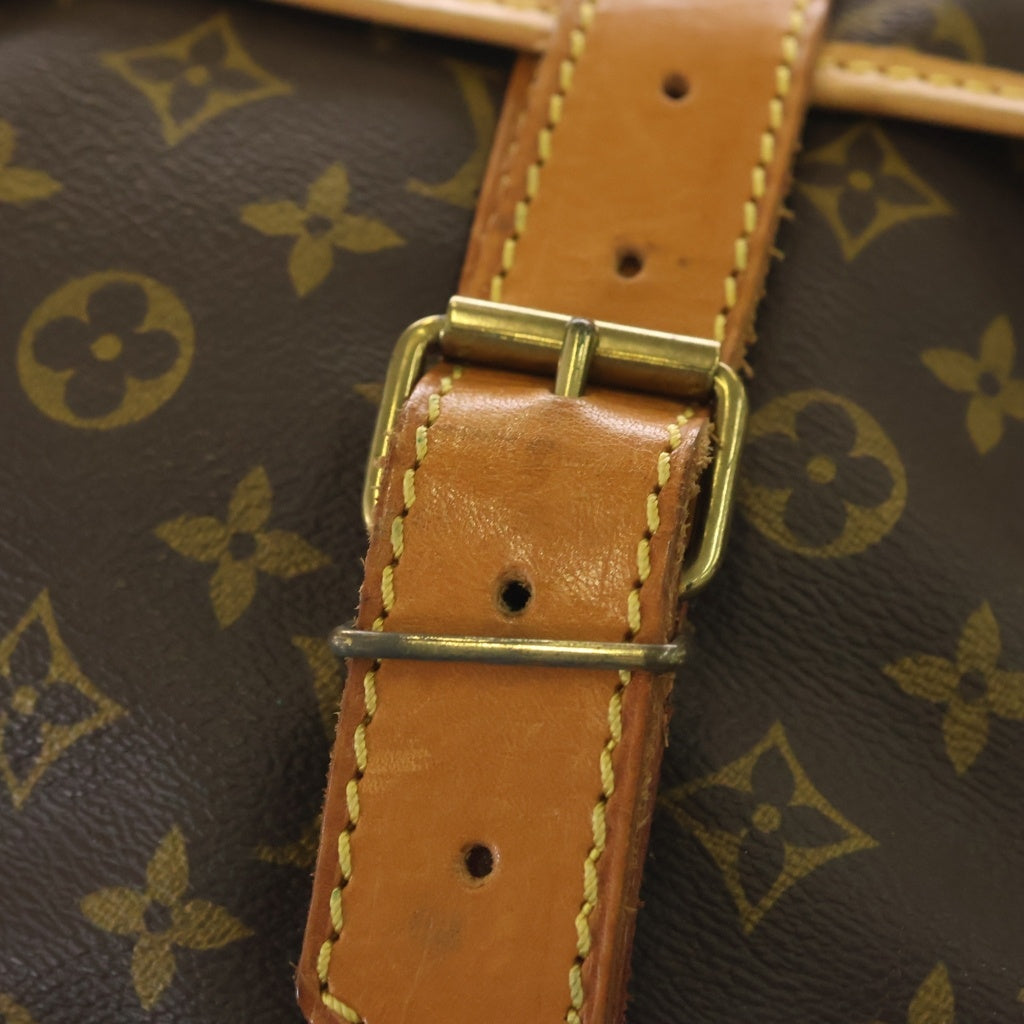 LOUIS VUITTON(ルイヴィトン) モノグラム サッククレーベル PVC レザー 2WAY ハンドバッグ ショルダーバッグ ブラウン M58122 レディース