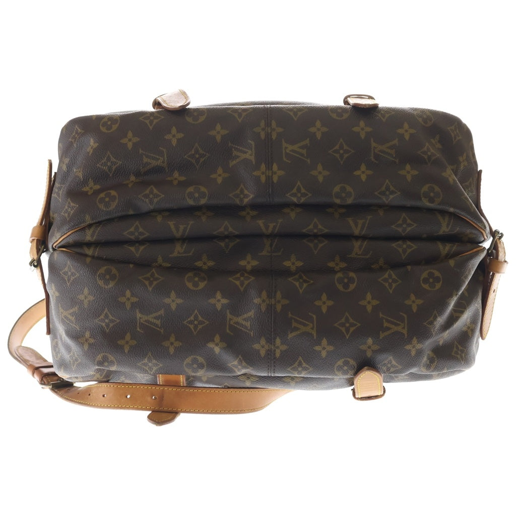 LOUIS VUITTON(ルイヴィトン) モノグラム ソミュール43 PVC レザー ショルダーバッグ ブラウン M42252 レディース