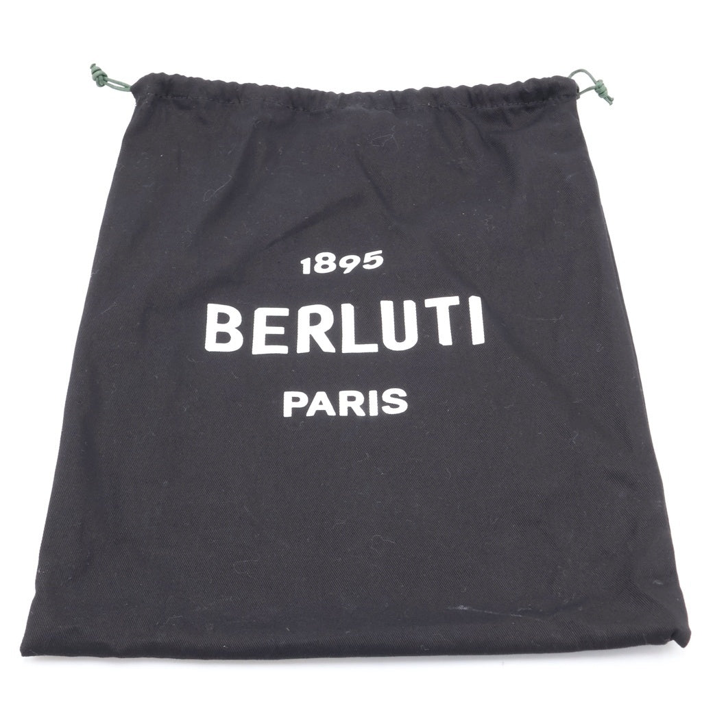 Berluti(ベルルッティ) カリグラフィ パイロット レザー ボディバッグ ショルダーバッグ ブラック