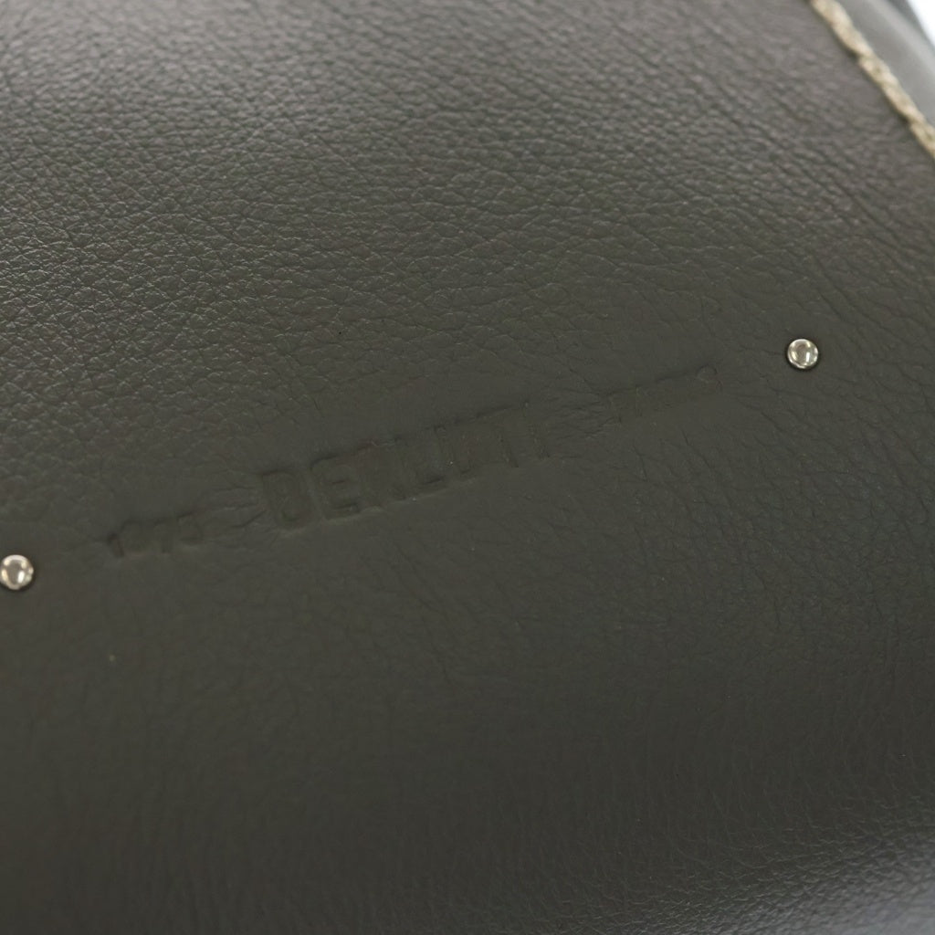 Berluti(ベルルッティ) ナムソス ショルダーバッグ グレー×ブラウン レザー シルバー金具 レディース