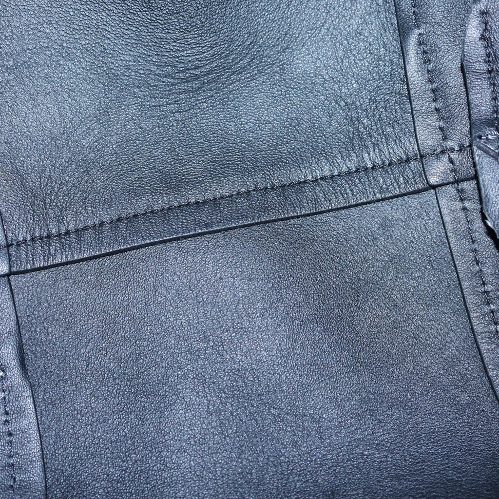 Berluti(ベルルッティ) ナムソス ショルダーバッグ グレー×ブラウン レザー シルバー金具 レディース