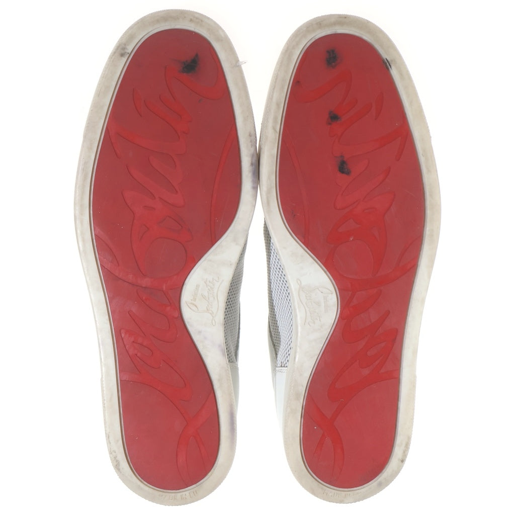 CHRISTIAN LOUBOUTIN(クリスチャンルブタン) メッシュスタッズスニーカー ホワイト #41
