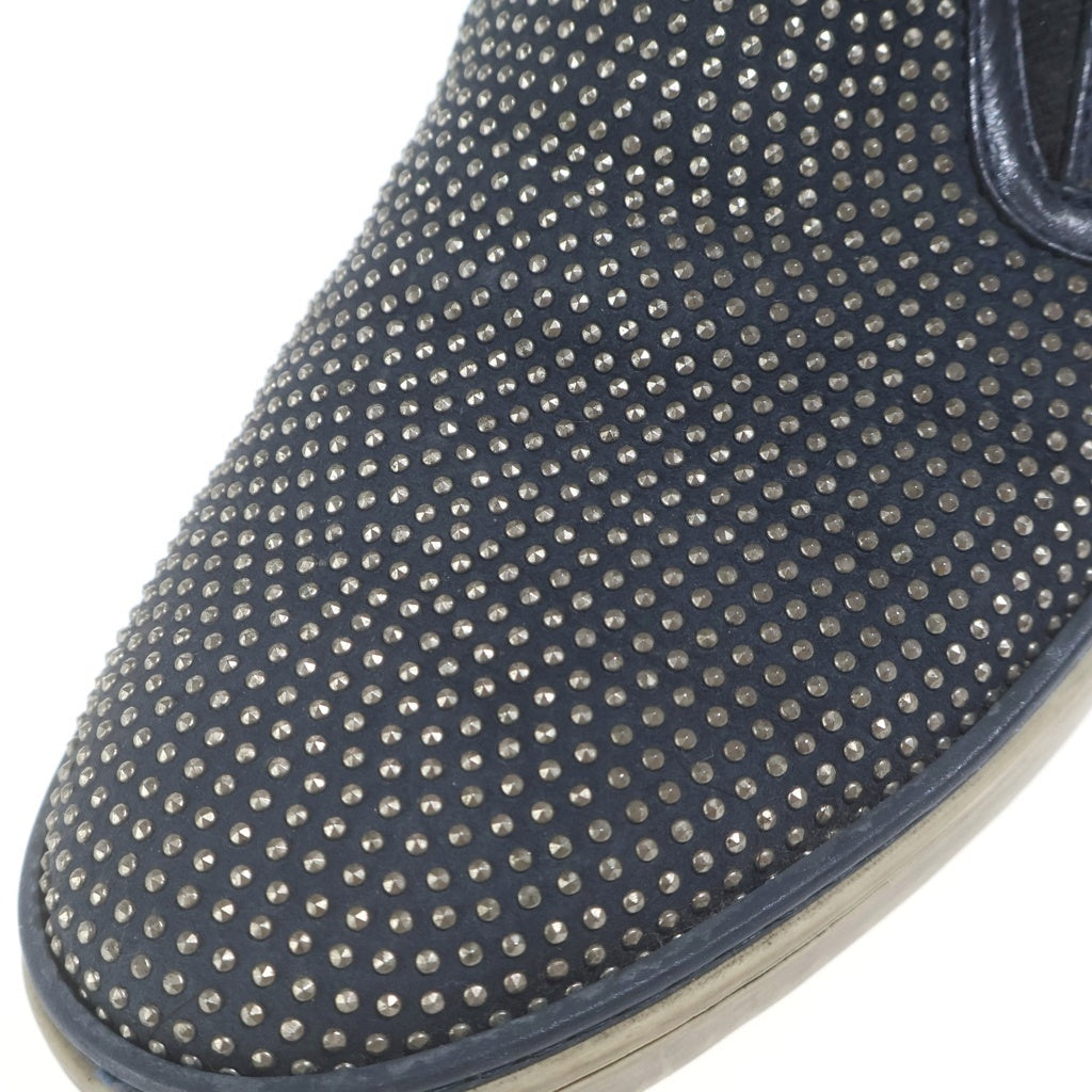 JIMMY CHOO(ジミーチュウ) スタッズスエードスリッポン ブラック #42