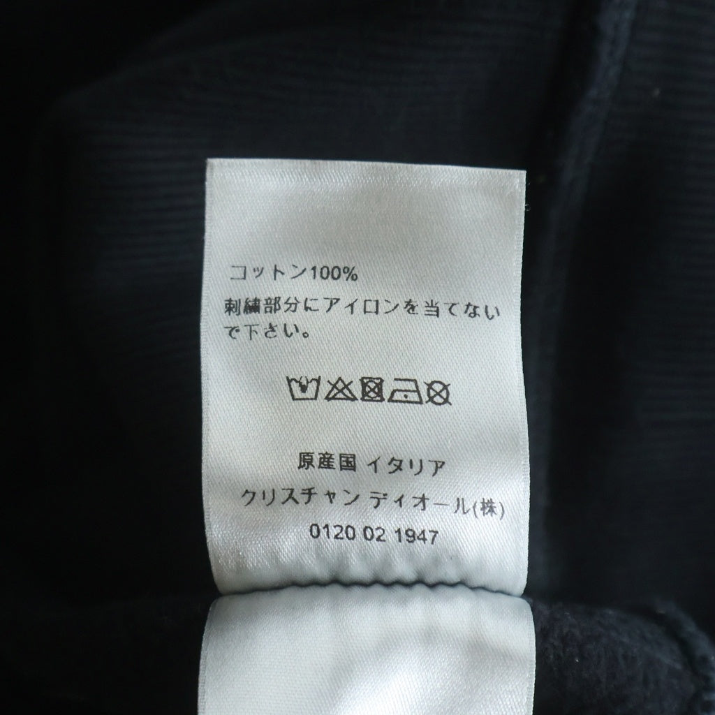 Christian Dior(クリスチャンディオール) ×ケニー・シャーフ クルーネックスウェット ブラック コットン #L