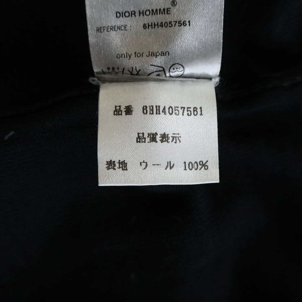 Dior HOMME(ディオールオム) Vネックウールセーター ブラック #L 6HH4057561