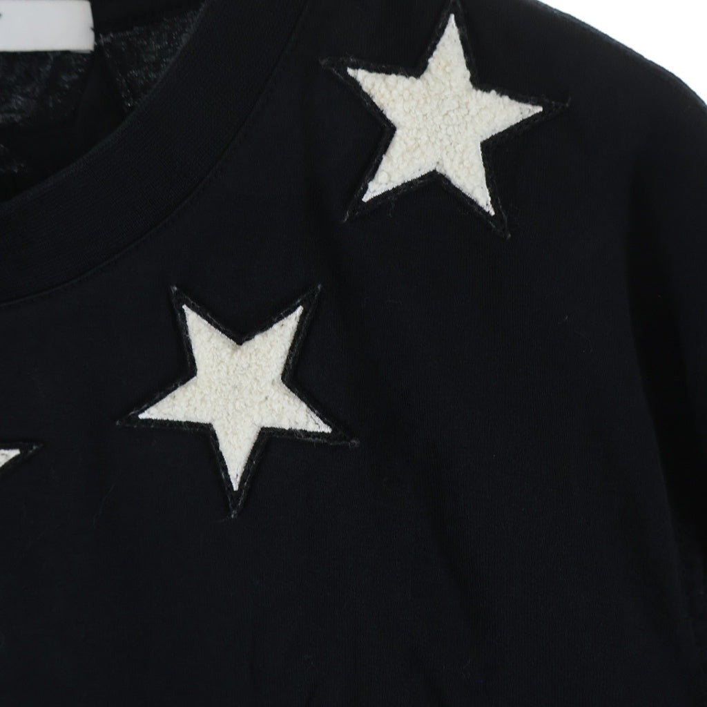 GIVENCHY(ジバンシィ) スターワッペン クルーネックTシャツ ブラック #M