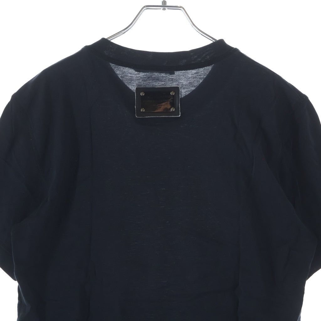 DOLCE & GABBANA(ドルチェアンドガッバーナ) グラフィックプリント半袖Tシャツ ブラック #48 G8B83T