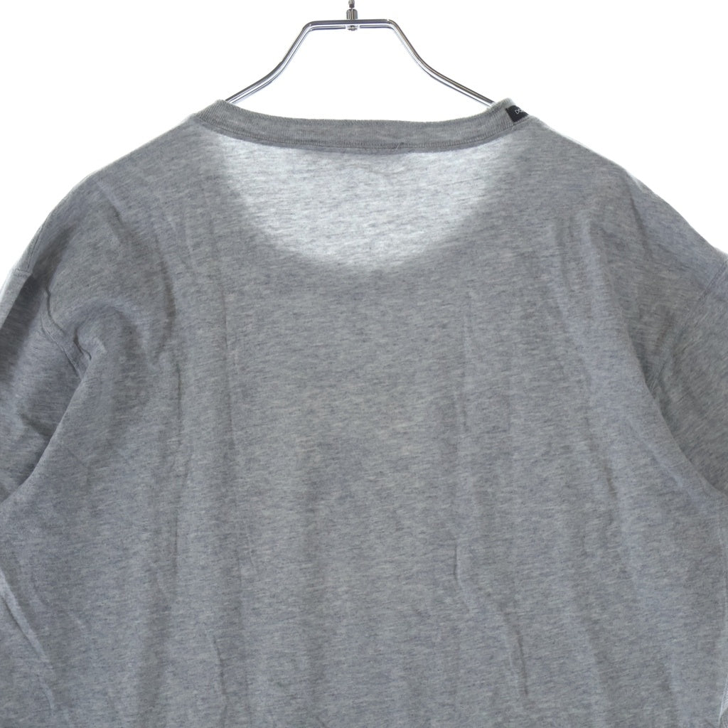 DOLCE & GABBANA(ドルチェアンドガッバーナ) MICKY MOUSE 40's フロントミッキープリント半袖Tシャツ グレー #48 G8T48T