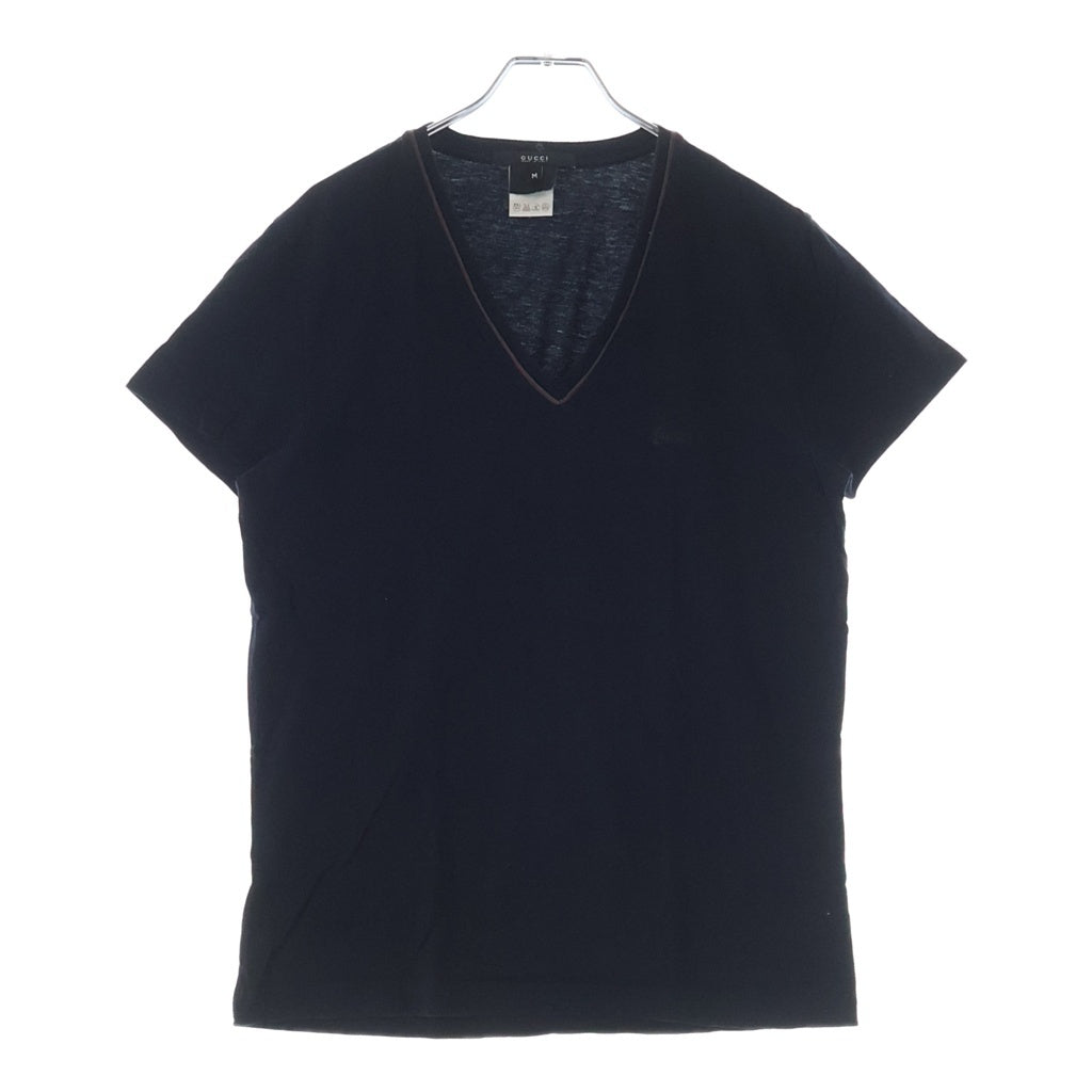 GUCCI(グッチ) シェリーライン Vネック半袖Tシャツ ダークネイビー #M 170603