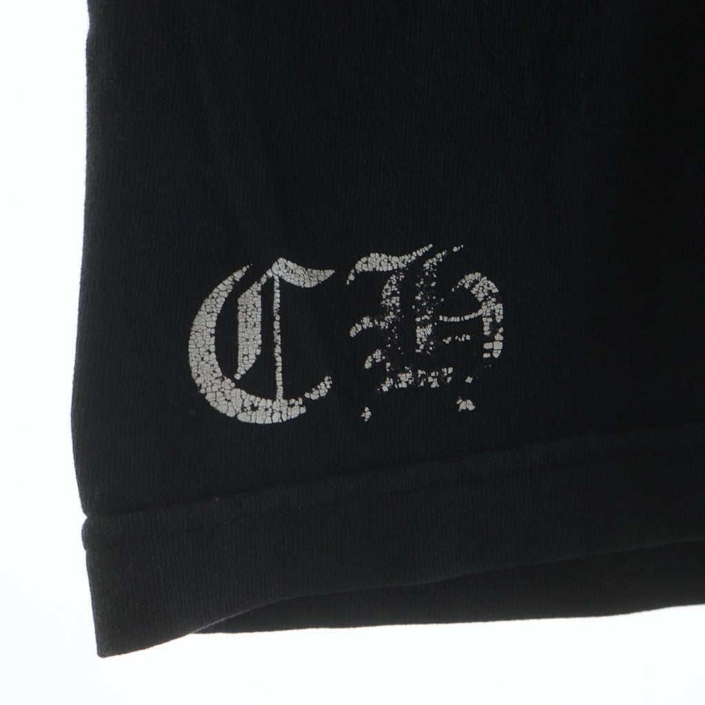 CHROME HEARTS(クロムハーツ) OLD アメリカンフラッグ 半袖Tシャツ カットソー コットン ブラック