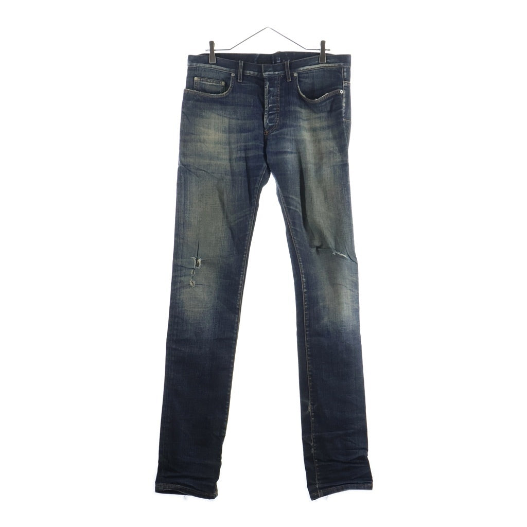 Dior HOMME(ディオールオム) 09AW クリス期 ストレートデニムパンツ ジーンズ インディゴブルー #32 9H31J1080585