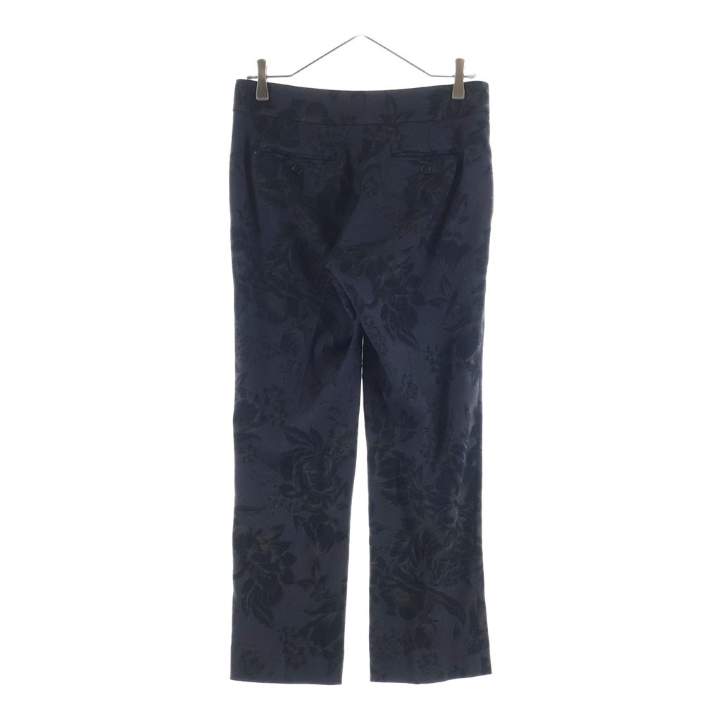 ETRO(エトロ) 花柄 ウール パンツ ブラック #40 レディース