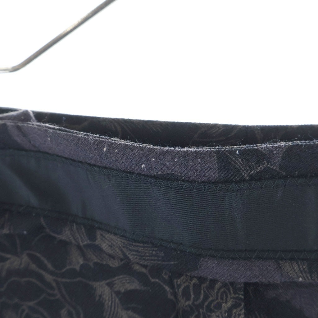 ETRO(エトロ) 花柄 ウール パンツ ブラック #40 レディース