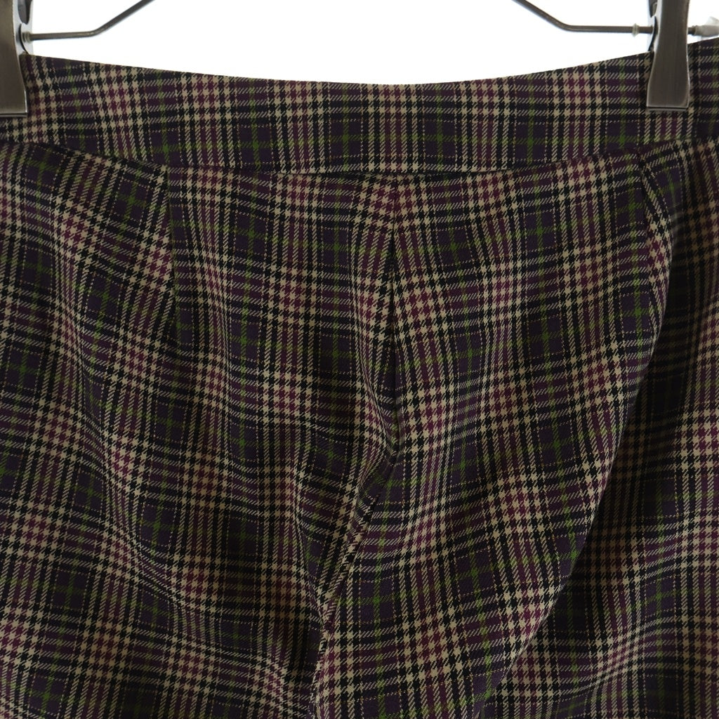 ETRO(エトロ) チェック柄 ストレートパンツ マルチカラー #40 レディース