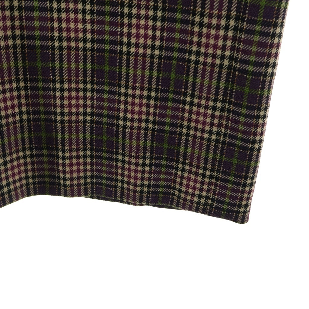 ETRO(エトロ) チェック柄 ストレートパンツ マルチカラー #40 レディース
