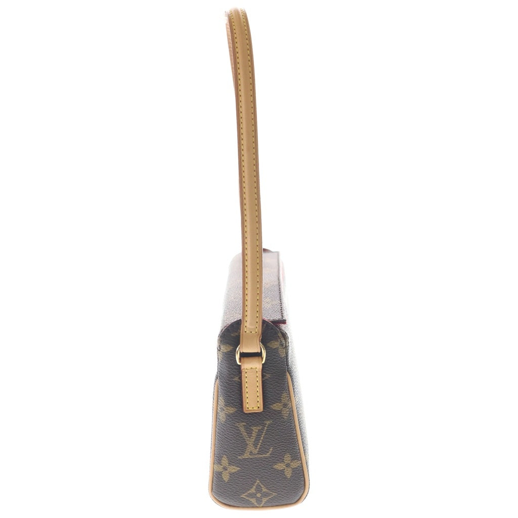 LOUIS VUITTON(ルイヴィトン) モノグラム レシタル20 PVC レザー ワンショルダー ハンドバッグ ブラウン M51900 レディース