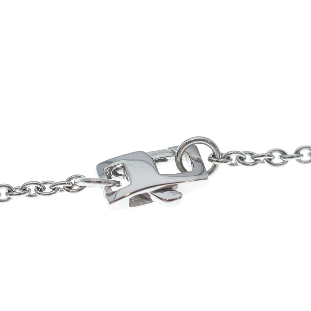 LOUIS VUITTON(ルイヴィトン) パンダンティフ ダンティルドゥ モノグラム ダイヤモンド ネックレス K18WG ホワイトゴールド レディース